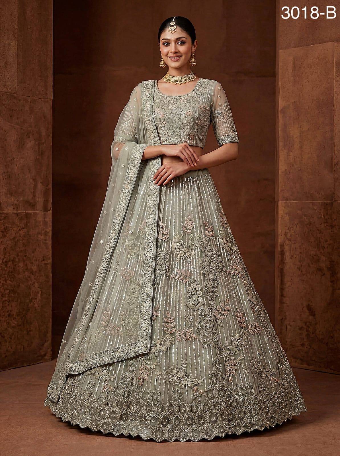 3018 BY FASHID Indian Traditional Wear Bridal Collection Beautiful Stylish Fancy Colorful Bridal Wear & Occasional Wear Fancy Lehengas At Wholesale Price